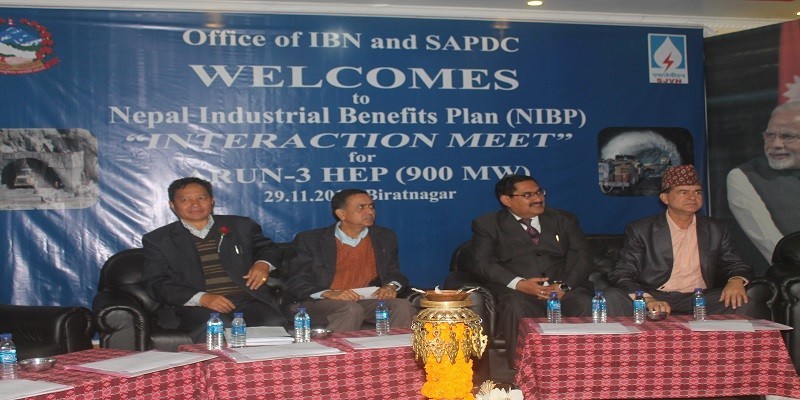 Interaction Meet on Nepal Industrial Benefit Plan at Biratnagar