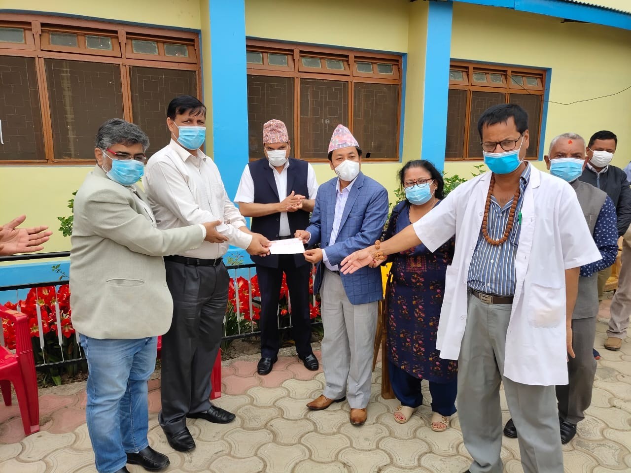 Extending support and assistance to District Hospital Management Committee, Khandbari, Sankhuwasabha to the tune of NPR 10.5 million.